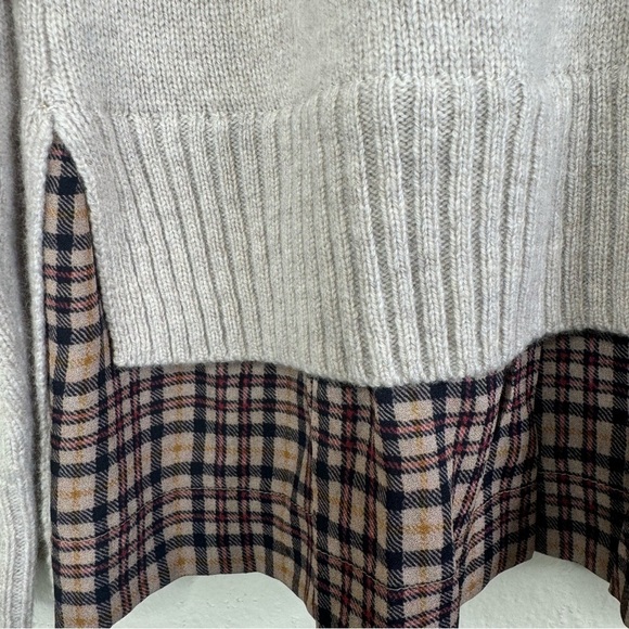 Joseph Elton Check Mate Sweater Wool Cashmere Medium - Picture 6 of 14